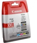 4 Canon Tinten 1998C007 CLI-581XXL Multipack KCMY