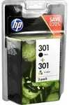 2 HP Tinten N9J72AE 301 Doppelpack KCMY