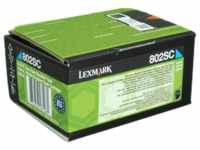 Lexmark Toner 80C2SC0 802SC cyan