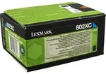 Lexmark Toner 80C2XC0 802XC cyan