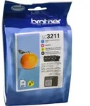 4 Brother Tinten LC-3211VALDR Multipack KCMY