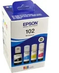 4 Epson Nachf&uuml;lltinten C13T03R640 102 Multipack KCMY