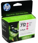 3 HP Tinten 3ED78A 712 Multipack magenta