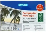 Stylex Fotopapier, 10 x 15 cm, 180 g, 25 Blatt, FSC