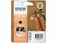 Epson C13T07114H10, Epson Tinten C13T07114H10 Doppelpack T0711 schwarz, 2 Stück