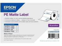 Epson C33S045549, Epson Etiketten C33S045549 102mm x 152mm PE Matte Label 185...