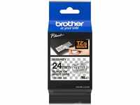Brother TZe-SE5, Brother P-Touch Band TZe-SE5 schwarz auf weiß 24mm / 8m...