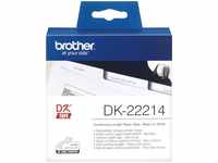 Brother DK22214, Brother PT Etiketten DK22214 weiss 12mm x 30,48m Rolle