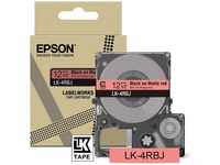 Epson LK-4RBJ, Epson Schriftband LK-4RBJ schwarz auf matt rot 12mm x 9m