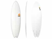 TORQ Epoxy TET 6'6" Fish Pinlines Surfboard 