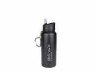 LifeStraw Go Stainless Steel Trinkflasche & Wasserfilter Black