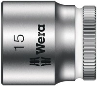 Wera Steckschl&uuml;sseleinsatz 8790 HMA 1/4 Zoll a6-KT.SW 15mm L.23mm Wera Werk