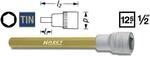 Hazet Steckschl&uuml;sseleinsatz 986-12 1/2 Zoll Innen-6-kant SW 12mm L.60mm HAZET