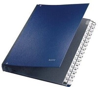 Leitz Pultordner 59310035 DIN A4 1-31 32F&auml;cher Graupappe blau 127046750