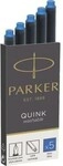 Parker Tintenpatrone QUINK 1950383 K&ouml;nigsbl 5 St./Pack. 311056350