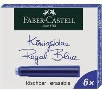 Faber-castell Tintenpatronen 185506 Standard k&ouml;nigsblau 6 St./Pack 311004550