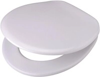 Hamberger pagette WC-Sitz V.I.P. wei&szlig;, Edelstahlbefestigung, Duroplast 545853