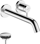Hansgrohe HG Einhebel-Waschtischmischer Tecturis S UP f&uuml;r Wandmontage Ausladung