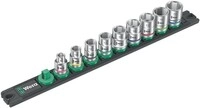 Wera Steckschl&uuml;sseleinsatzset 4 Zyklop 9teilig Antriebs-4-kant 3/8Zoll
