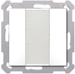 MDT technologies Taster 55 2-fach, Reinwei&szlig; BE-TA5502.G2