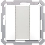 MDT technologies Taster 55 2-fach, Reinwei&szlig; BE-TA5502.02
