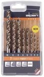 Alpen Holzspiralbohrersatz TIMBER TWIST 8-tlg.1x D.3,4,5,10 mm,2x D.6,8mm