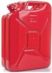 Valpro Kraftstoffkanister 20l Feuerrot RAL 3000 Stahlbl.0,9mm L345xB165xH470mm