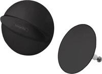 Hansgrohe HG Ab-u.&Uuml;berlaufgarnitur Flexaplus F-Set (Griff u.Stopfen) mattschwarz
