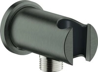 Grohe Wandanschlussbogen Rainshower 26658 runde Rosette hard graphite geb.
