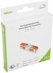 12 Stk. WAGO GmbH & Co. KG Durchgangsverbinder +Hebel 221-2411/995-012