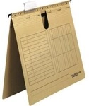 Falken H&auml;ngehefter 80004351 A4 Amtsheftung Kraftkarton braun 122001070