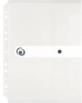 Herlitz Dokumententasche 11292935 DIN A4 Abheftrand PP transparent 125635303