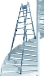 ILLER-LEITER Treppenhausleiter 61408
