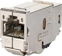 Metz Connect RJ45-Kupplung Cat.6A 1309A0-I