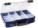 Raaco Sortimentskasten CarryLite 80 4x8-9 B337xT278xH80mm 9 F&auml;cher blau 143608