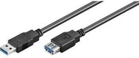 Goobay USB Verl&auml;ngerungskabel 93999 USB 3.0 3m A-Stecker/A-Buchse sw 785010000