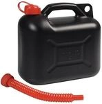 Now Transportkraftstoffkanister Inh.10l schwarz HD-PE L330xB165xH320mm