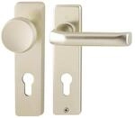 Hoppe Kurzschildgarnitur London 54/227K/202KP/AP/113 Alu.F2 PZ eck.Wechselgrt.