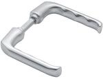 Hoppe T&uuml;rdr&uuml;ckerpaar London 113 Alu.F1 o.Rosetten 4-KT.8mm 550180