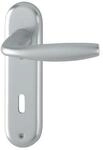 Hoppe Kurzschildgarnitur NY 1810/273KP Alu.F1 OB rd Dr&uuml;ckergrt. 3273063