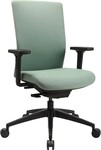 Topstar B&uuml;rodrehstuhl Synchr.-M.mintgr&uuml;n 450-570mm m.Lehnen Trgf.110kg