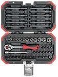 Gedore Red Bit-/Steckschl&uuml;sselsortiment R33003051 51-tlg.1/4 Zoll SW 4-14mm