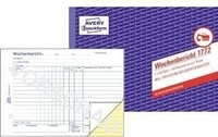 Avery Zweckform Wochenbericht 1772 DIN A5 quer 80Blatt 114545400