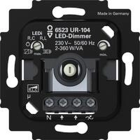 Busch-Jaeger LED-Dimmer. 2+3 Draht mit 6523 UR-104 2CKA006512A0353