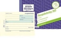 Avery Zweckform Ausgabebeleg 303 DIN A6 quer 50Blatt gelb 114028100
