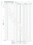 Avery Zweckform Kassenabrechnung 428 DIN A4 2x50Blatt 114029000