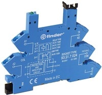 Finder Fassung m.Zugfederklemme 93.51.7.024