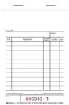 Rnk Verlag RNK Kassenblock 2952 15x10cm oben geheftet 50x2Blatt 114208000