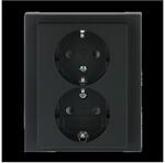 Busch-Jaeger SCHUKO-Doppelsteckdose 202 EUJB-885 2TKA00003925