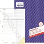 Avery Zweckform Auftrag 1728 DIN A4 +Durchschlag 2x40Blatt 114013200